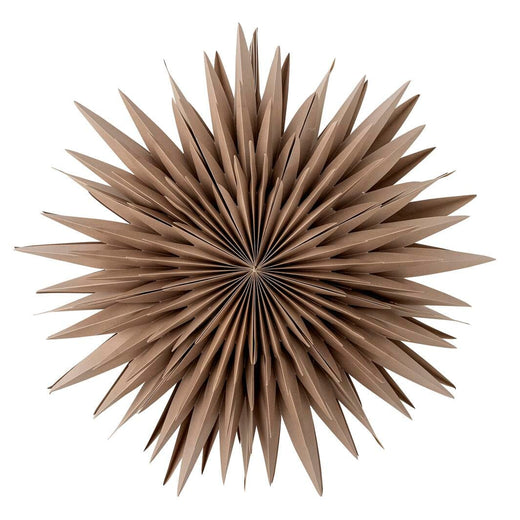 Bloomingville - Elijas Stjerne m/lys, Brun, FSC® Mix, Papir 82068560 - Brown