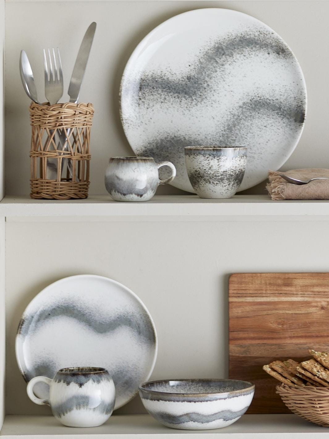 Bloomingville - Paula Kop, Grå, Stentøj 82072064 - Grey