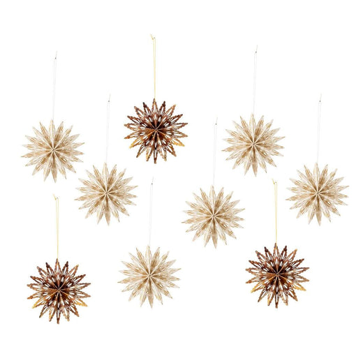Bloomingville - Star Ornament, Natur, FSC® Mix, Papir 82068559 - Nature