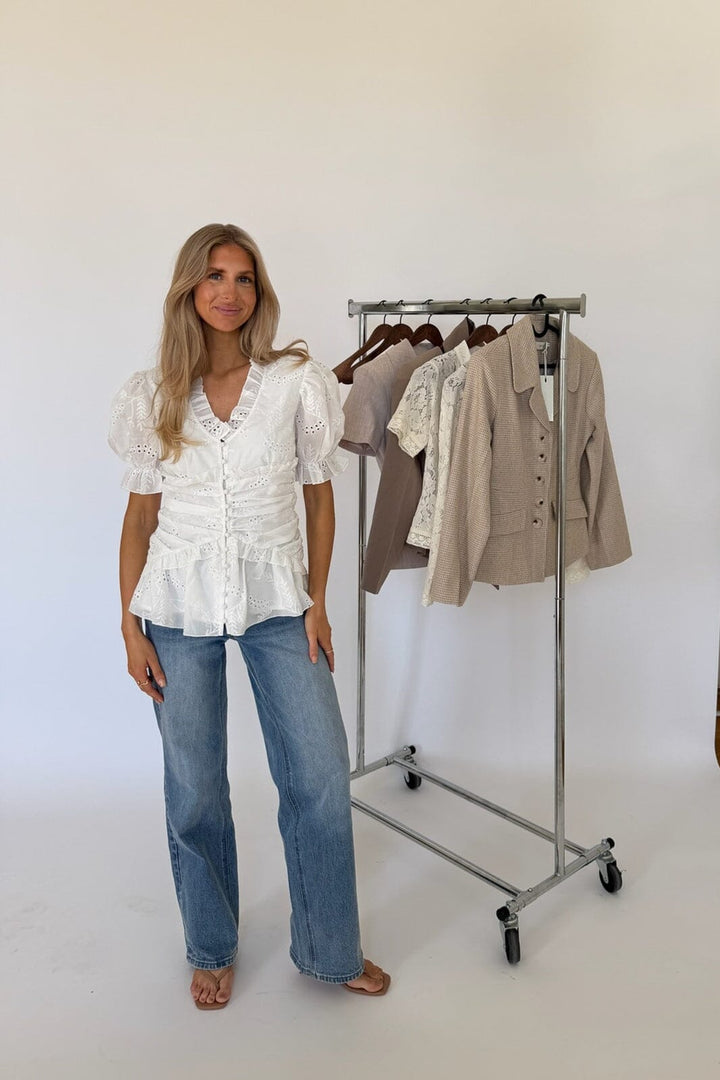 BYIC - Arielic Blouse A25360 - White Embroidery