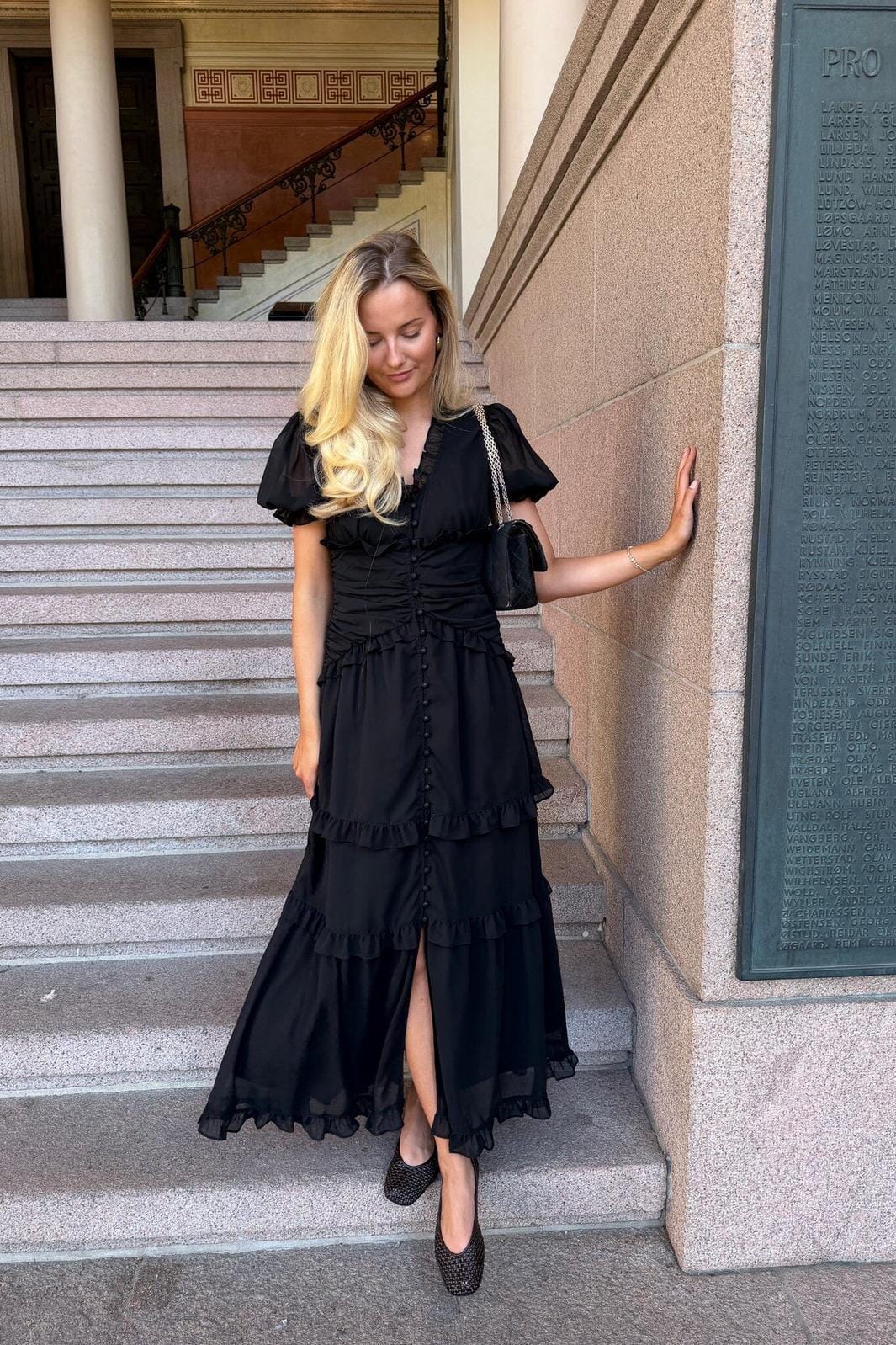 BYIC - Arielic Long Dress A25193 - Black Kjoler 