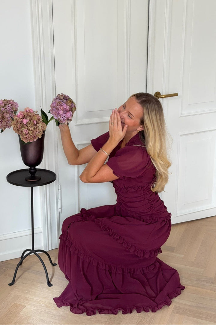 BYIC - Arielic Long Dress A25193 - Bordeaux Kjoler 