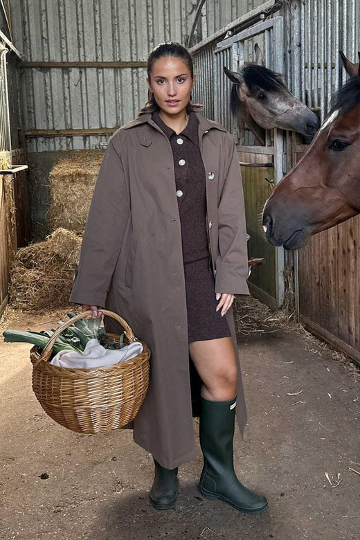 BYIC - Avaic Trenchcoat A23791 - Dark Brown Jakker 