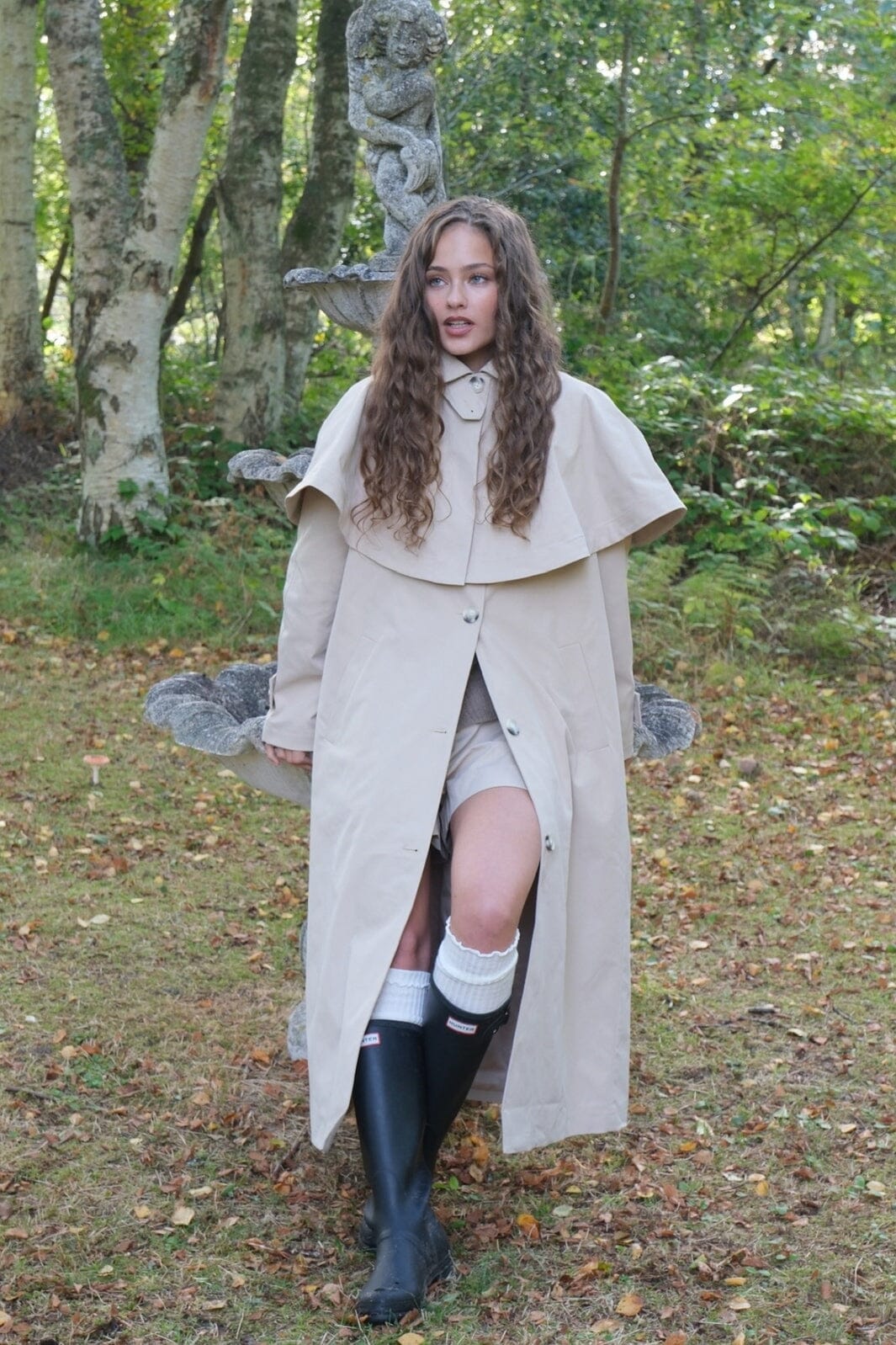 BYIC - Caroic Cape Trenchcoat A25578 - Beige