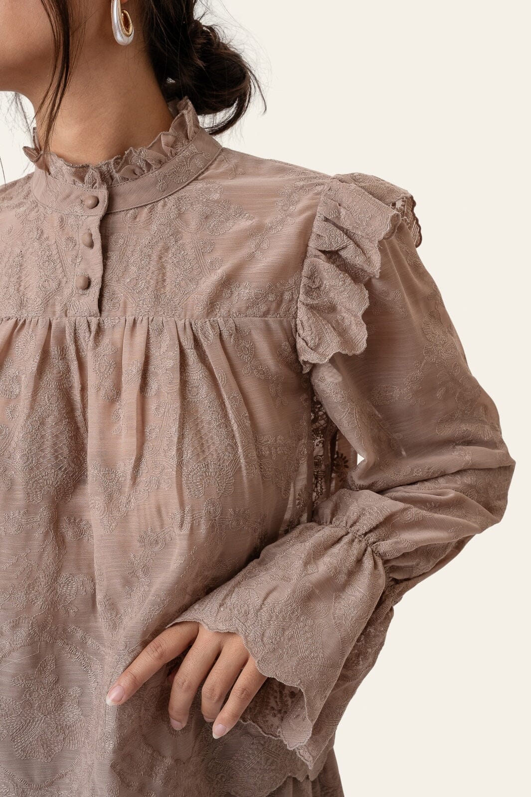 BYIC - Ellinoraic Shirt 2623 - Vintage Light Brown