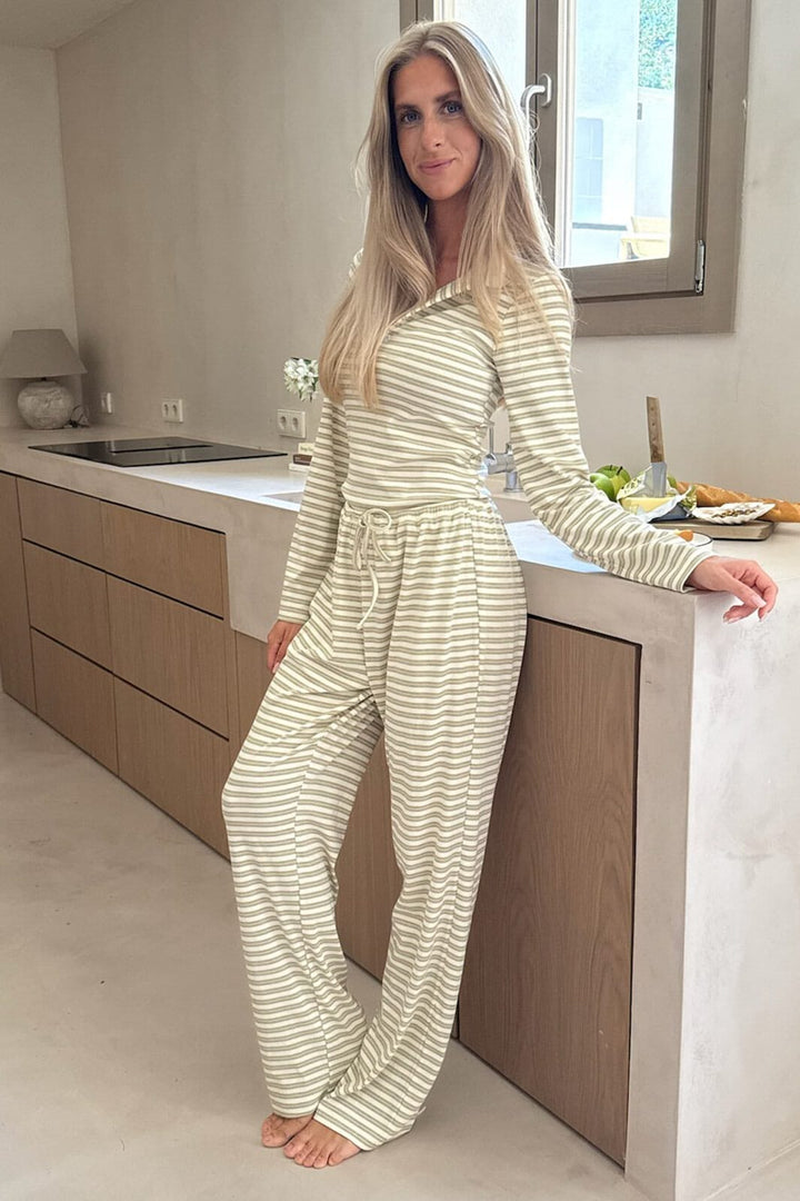 BYIC - Fieic Pants A23851 - Yellow Stripes