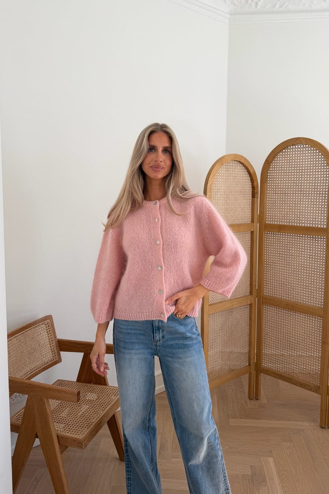 BYIC - Idaic 3/4 Cardigan 5287 - Light Pink