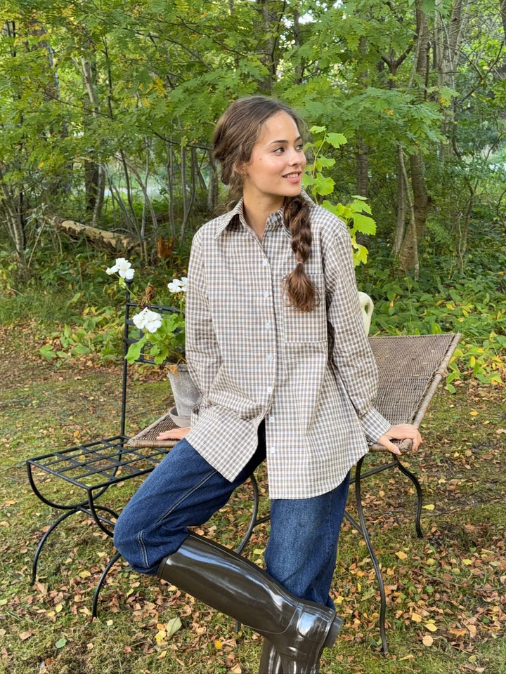 Byic - Isabellaic Shirt A2537 - Brown Checks Skjorter 