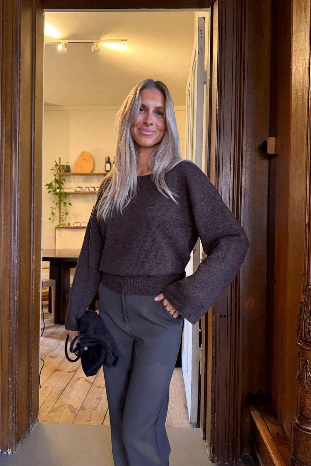 BYIC - Signeic Pullover D050-2 - Dark Brown Sweatshirts 