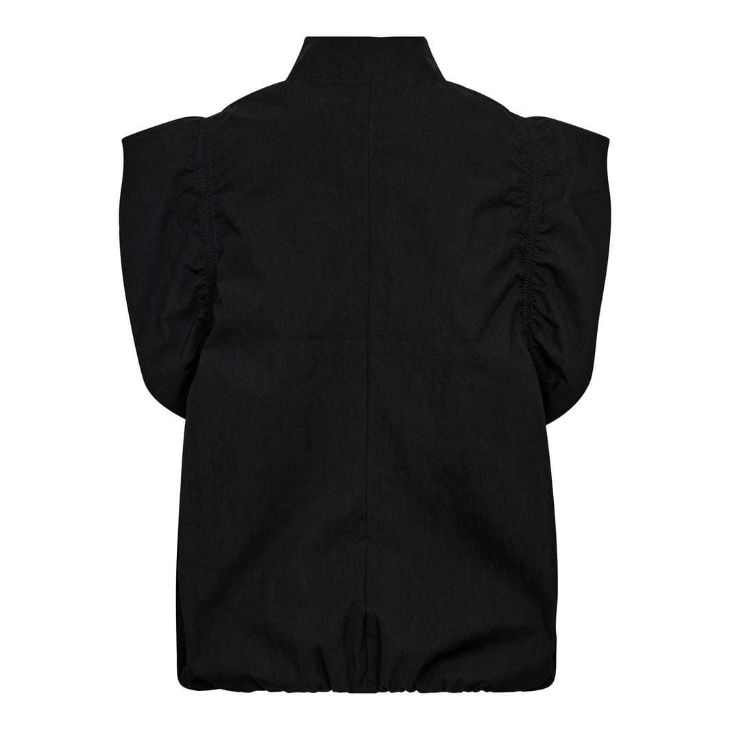 Co´Couture - Acasiacc Waistcoat 40042 - 96 - Black Blazere 