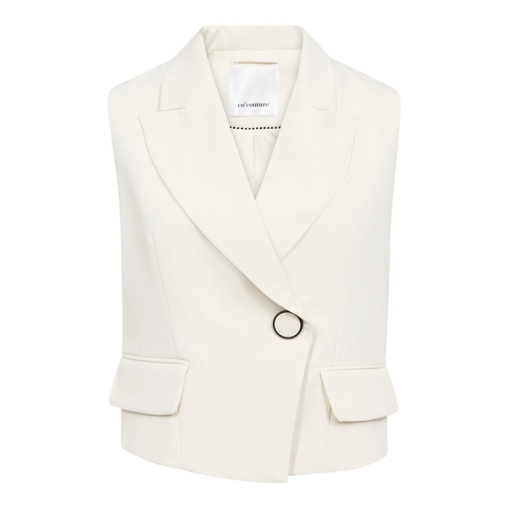 Co´Couture - Alinicc Wrap Vest 500082 - 10006 - Bone Frakker 