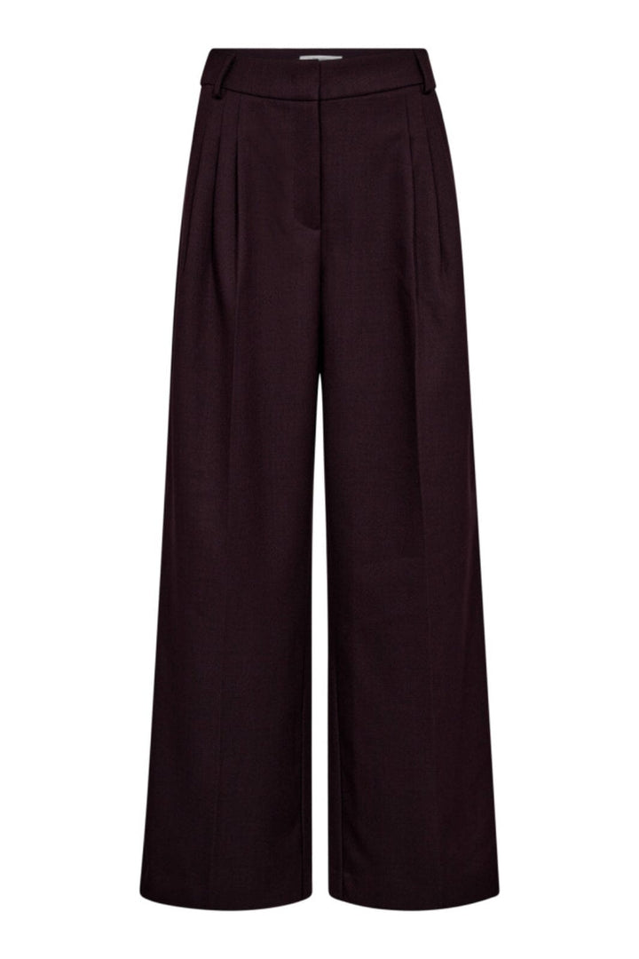 Co´Couture - Almiracc Pleat Pant 31623 - 67 - Plum