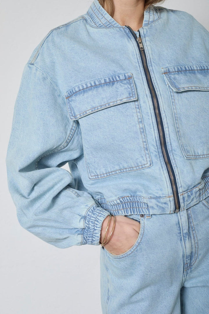 Co´Couture - Aronacc Wide Jeans 41029 - 23 - Pale Blue