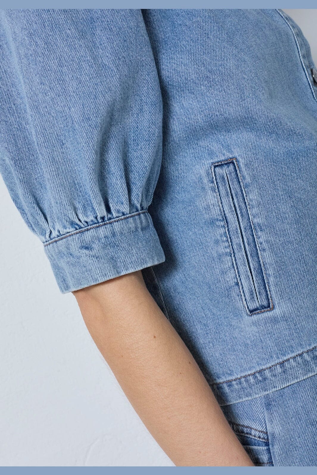 Co´Couture - Asjacc Denim Blouse 45140 - 552 - Denim Blue