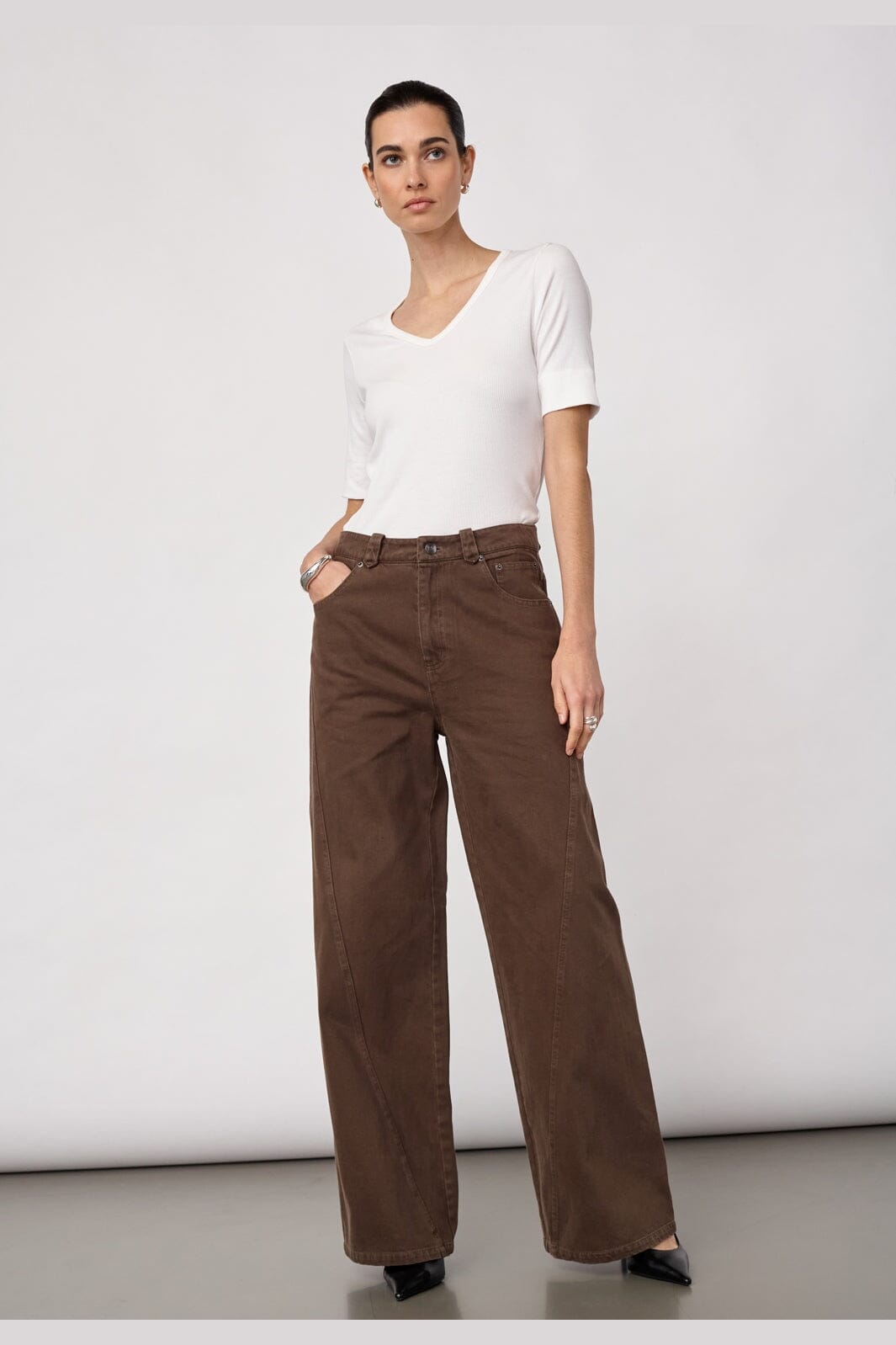Co´Couture - Beltoncc Jeans 500260 - 20003 - Dark Brown