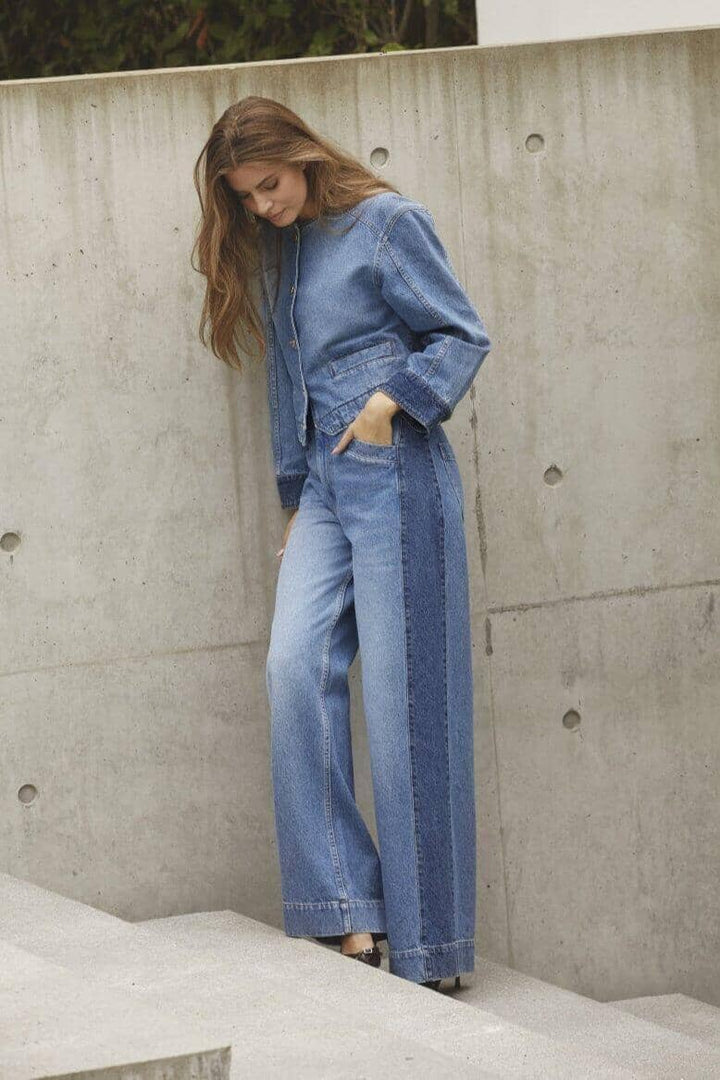 Co´Couture - Bilbaocc Wide Jeans 31627 - 552 - Denim Blue Bukser 