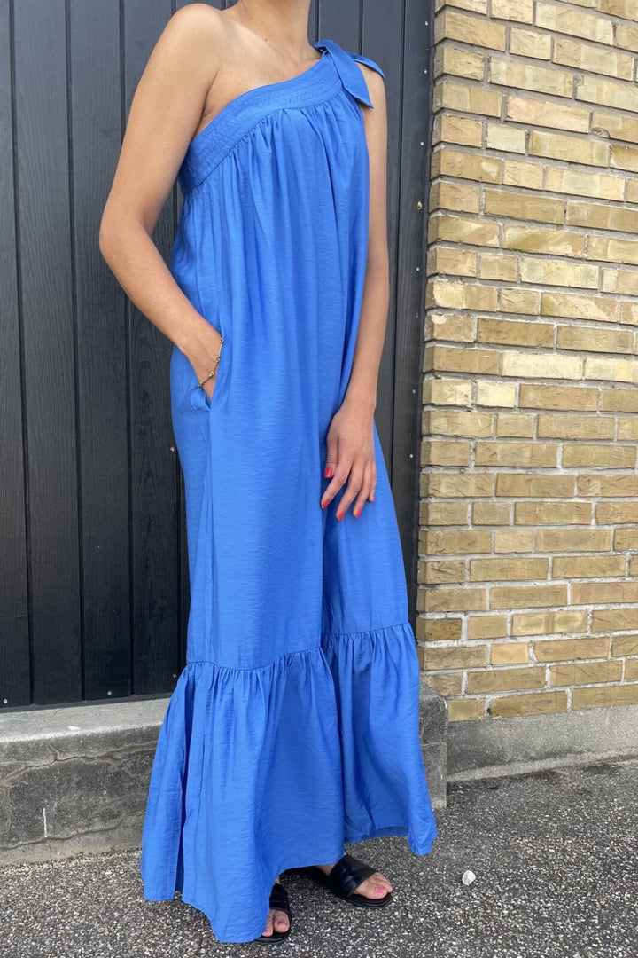 Co´couture - Callum Asym Dress - New Blue Kjoler 