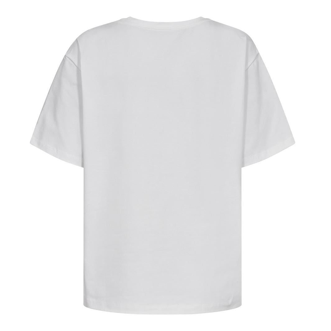 Co´Couture - Cococc Chic Box Tee 43023 - 4000 - White T-shirts 