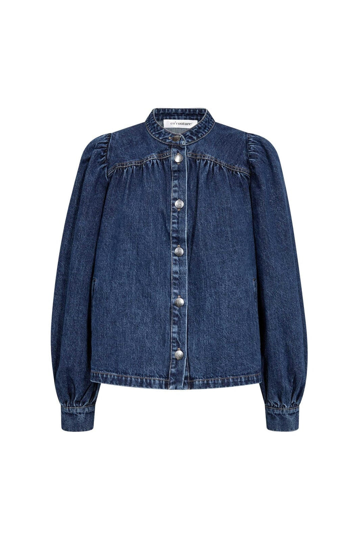 Co´Couture - Denicecc Ls Denim Shirt 500275 - 45003 - Used Denim