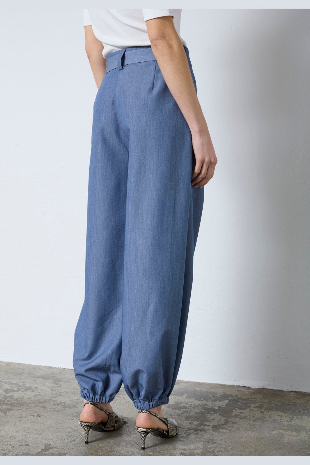 Co´Couture - Ellycc Balloon Pant 41208 - 586 - Dusty Blue