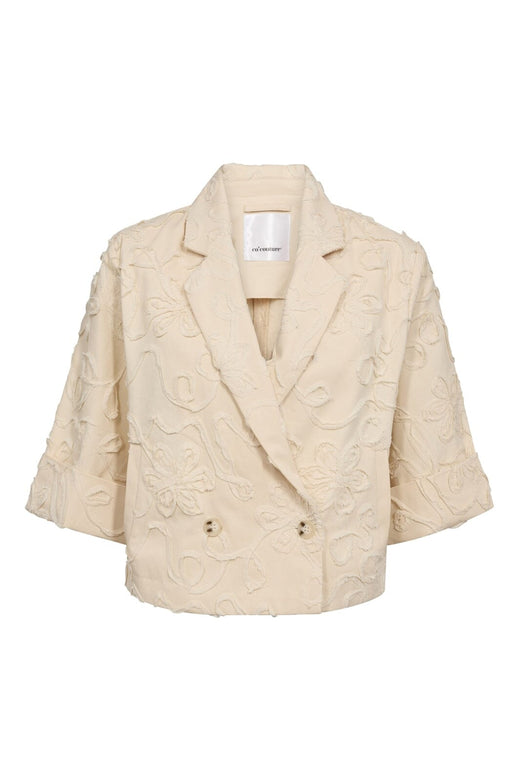 Co´Couture - Eltoncc Flower Blazer 40057 - 199 - Bone