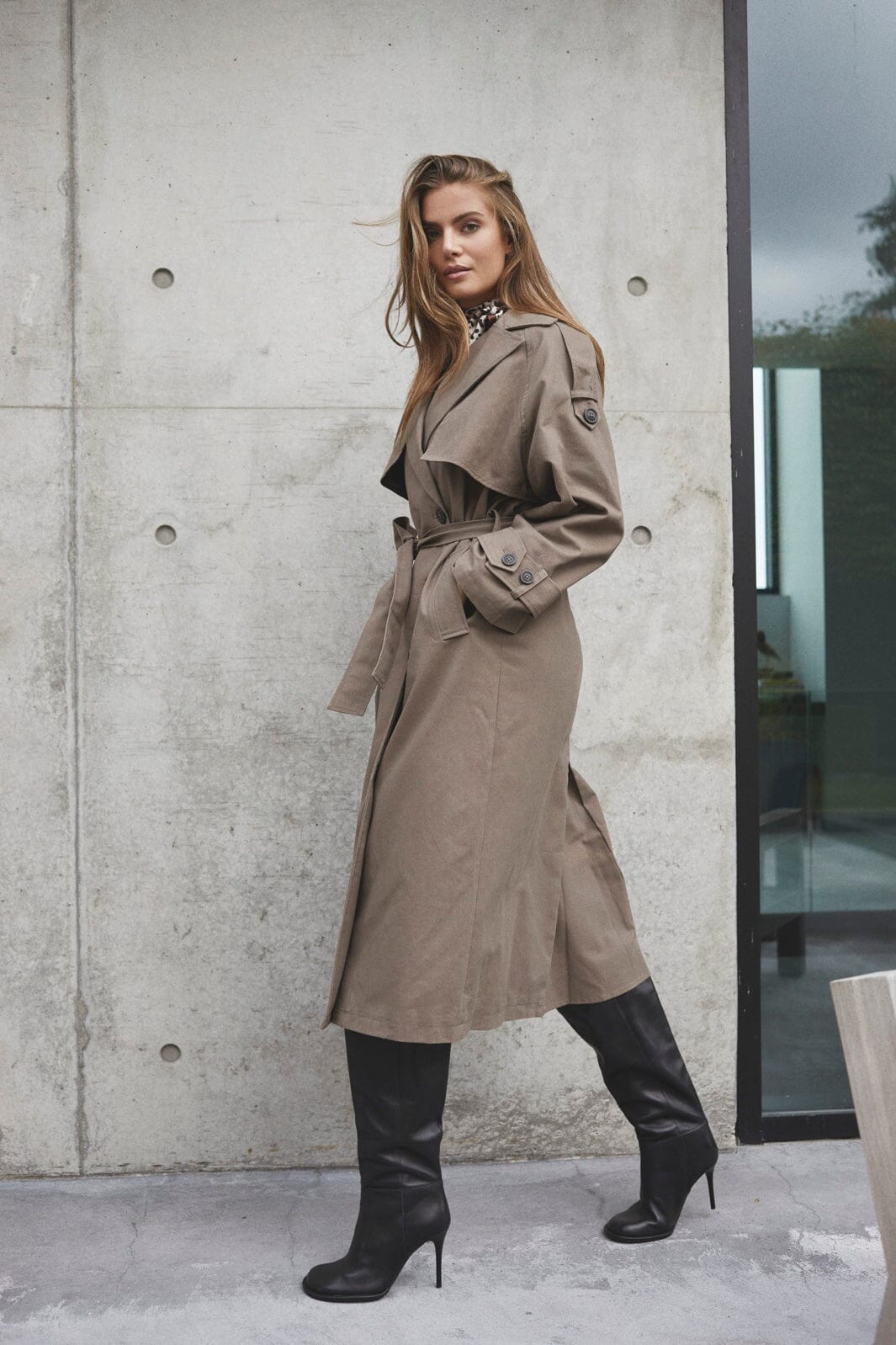 Co´Couture - Ethancc Trench Coat 40016 - 154 - Walnut