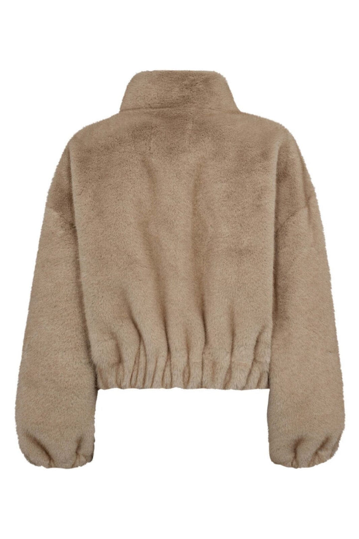 Co´Couture - Feracc Faux Fur Jacket 30361 - 100 - Creme