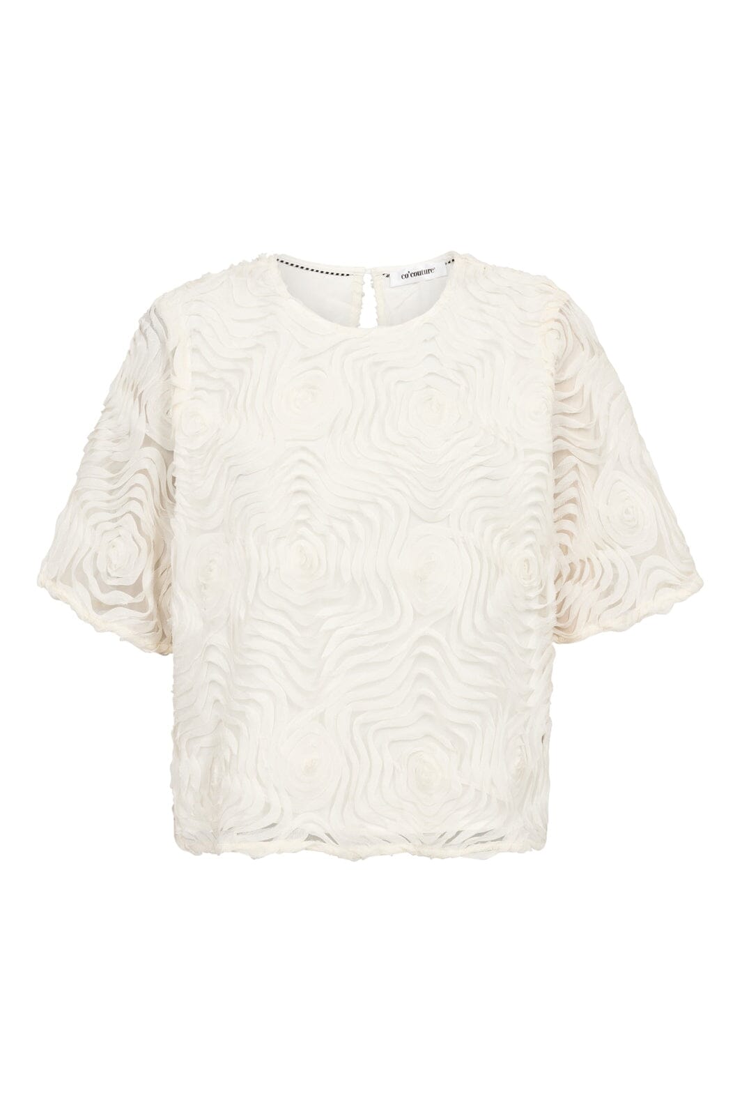 Co´Couture - Giovannacc Ss Blouse 500572 - 10002 - Off-White