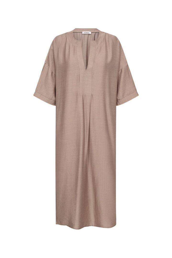 Co´Couture - Heracc Tunic V-Dress 46103 - 154 - Walnut