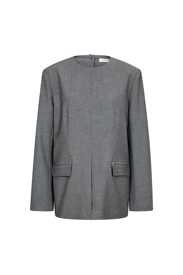 Co´Couture - Jackycc Blazer Blouse 500290 - 65003 - Mid Grey