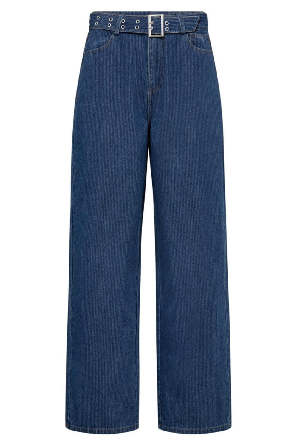 Co´Couture - Kimmycc Belt Jeans 41031 - 555 - Dark Denim Bukser 