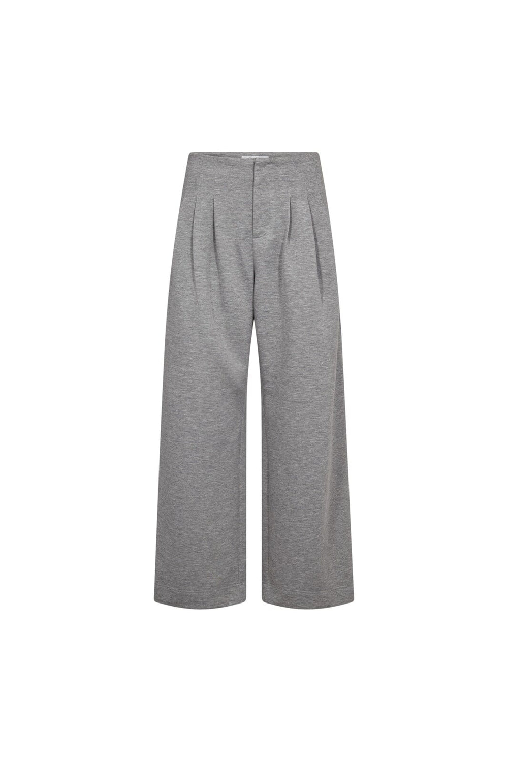 Co´Couture - Lancecc Pleat Sweatpant 41020 - 57 - Grey Melange