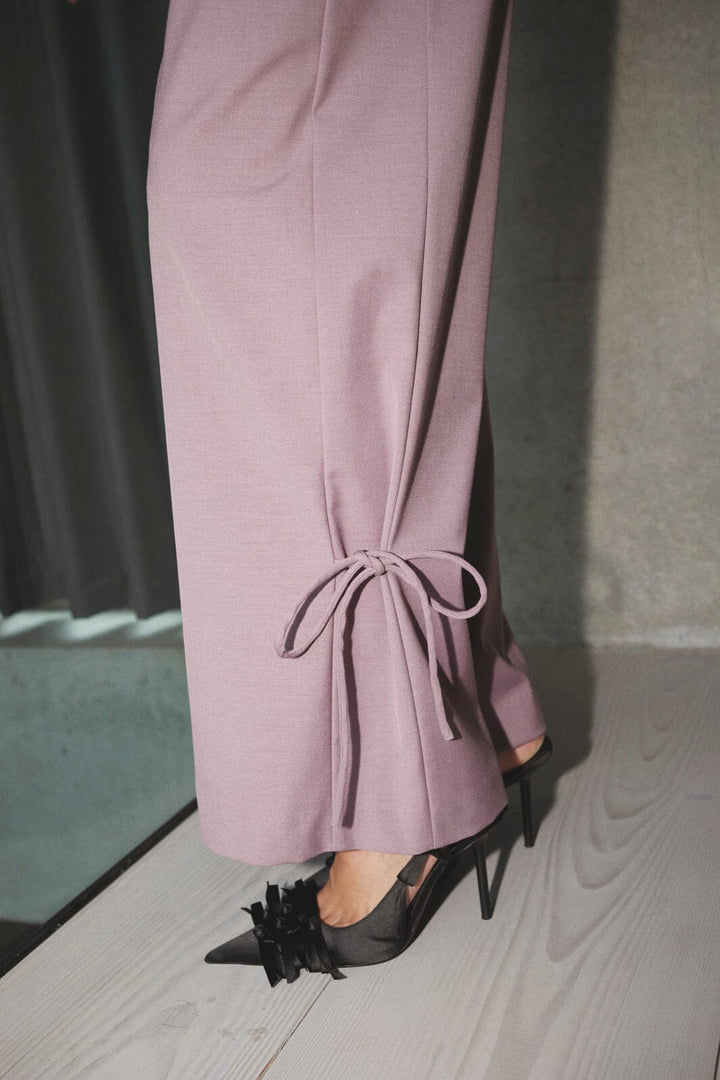 Co´Couture - Liamcc String Pleat Pant 41013 - 103 - Old Rose