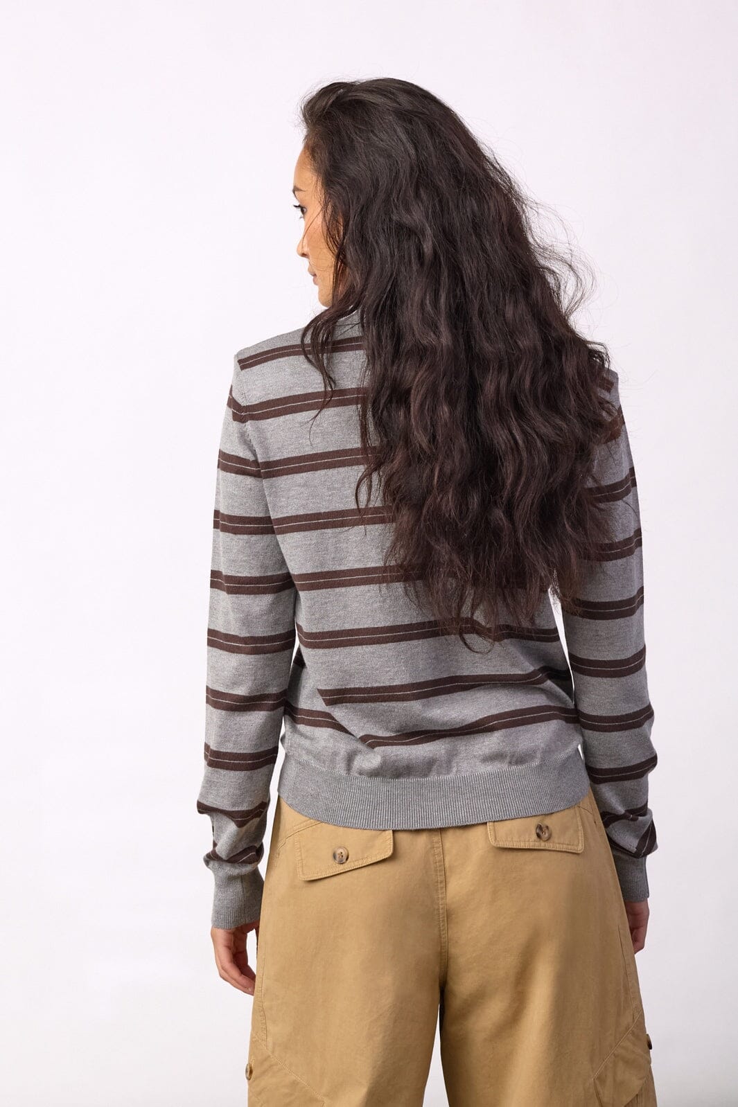 Co´Couture - Luecc Padded Polo Knit 500429 - 20002 - Brown