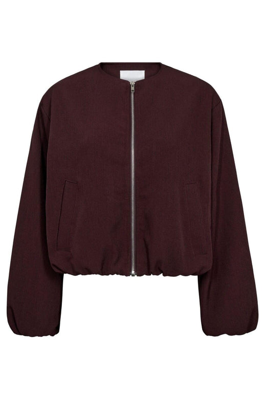 Co´Couture - Lunacc Balloon Zip Jacket 30330 - 89 - Winey Red Jakker 