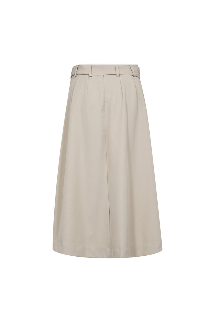 Co´Couture - Lunacc Belt Midi Pleat Skirt 44003 - 2006 - Taupe