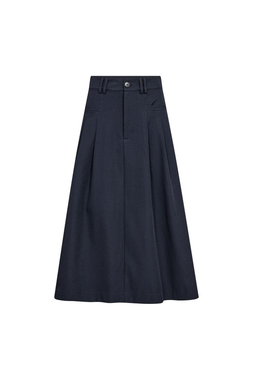 Co´Couture - Lunacc New Pocket Pleat Skirt 500389 - 40007 - Navy
