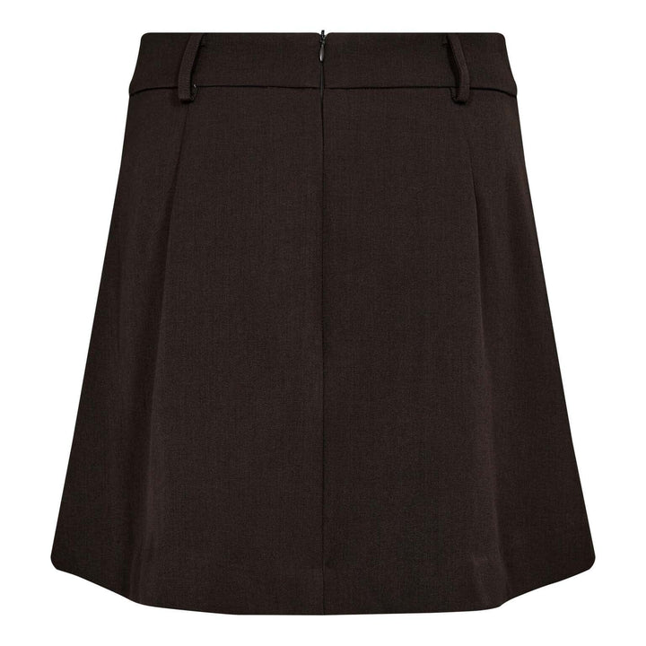 Co´Couture - Lunacc Pocket Pleat Mini Skirt 34223 - 145 - Dark Brown Nederdele 