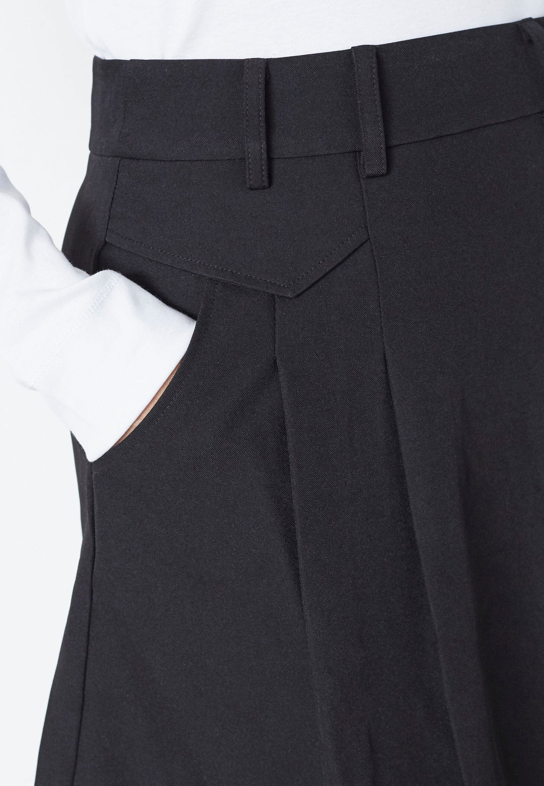 Co´Couture - Lunacc Pocket Pleat Mini Skirt 34223 - 96 - Black Nederdele 