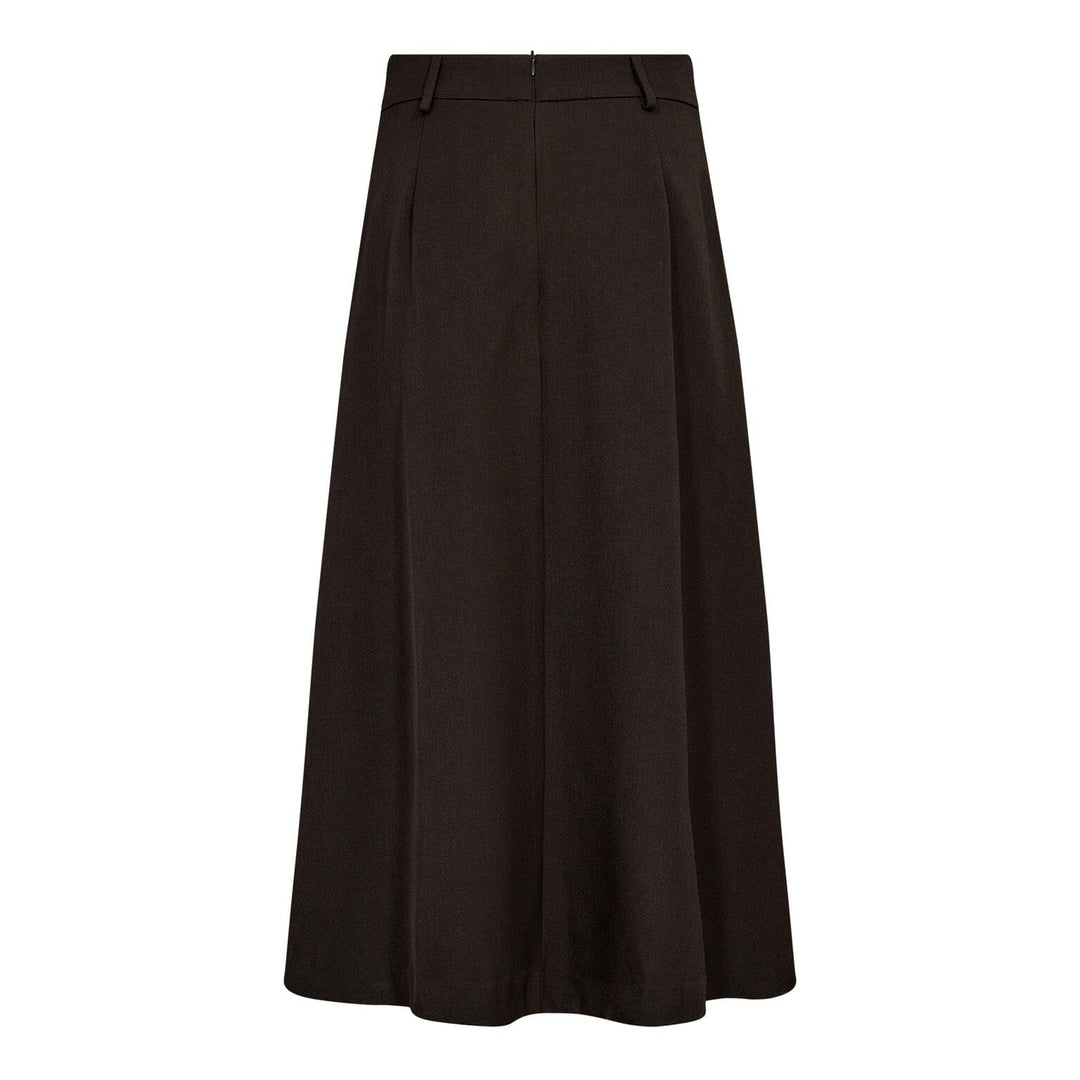Co´Couture - Lunacc Pocket Pleat Skirt 34222 - 145 - Dark Brown Nederdele 