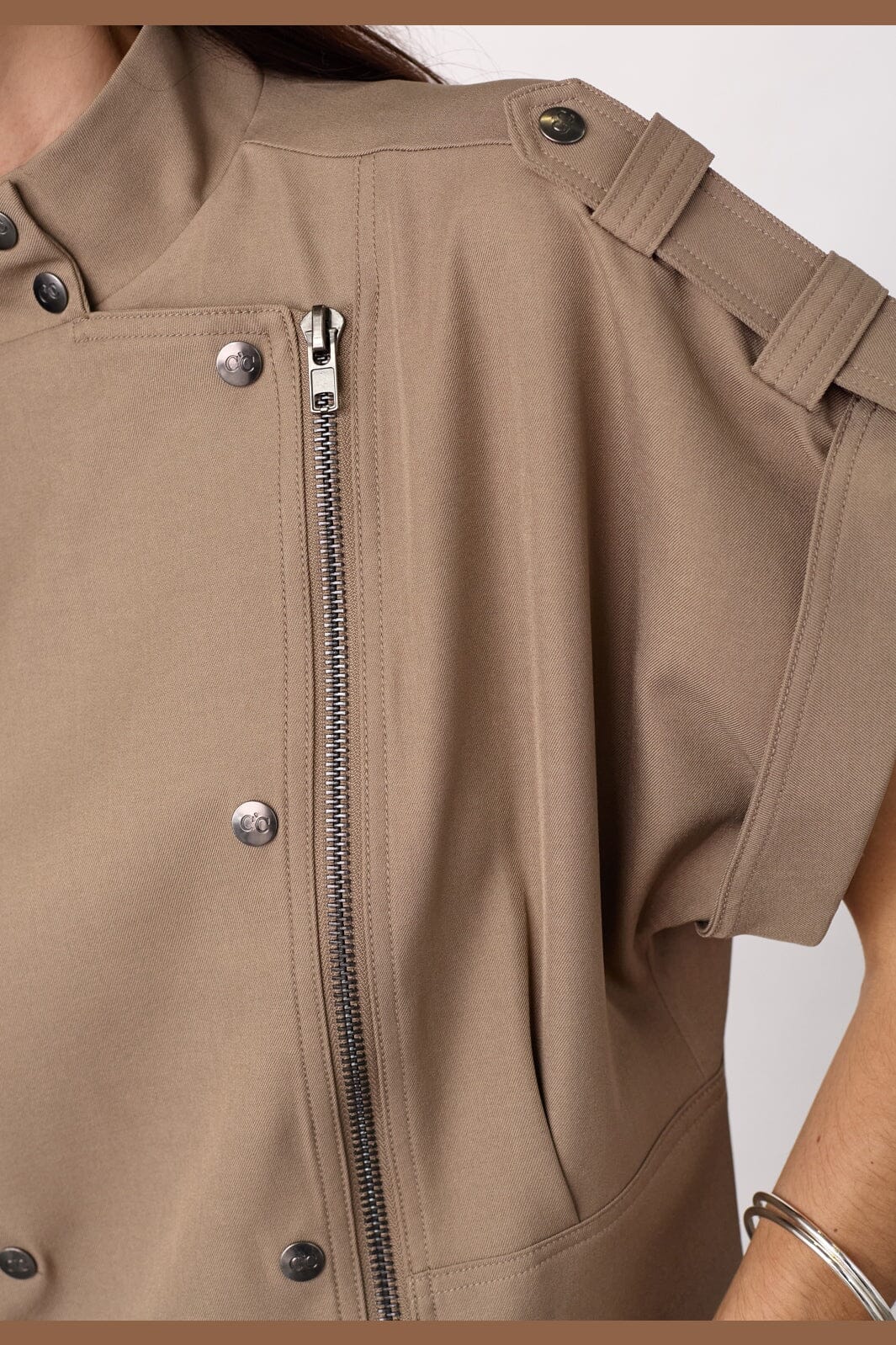 Co´Couture - Lunacc Vest 500385 - 20018 - Taupe
