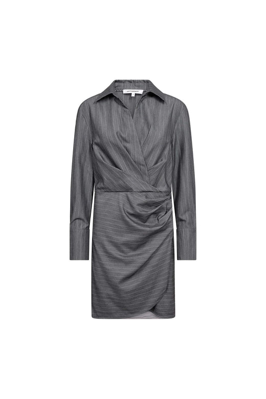 Co´Couture - Lyviacc Pin Wrap Dress 500300 - 65003 - Mid Grey