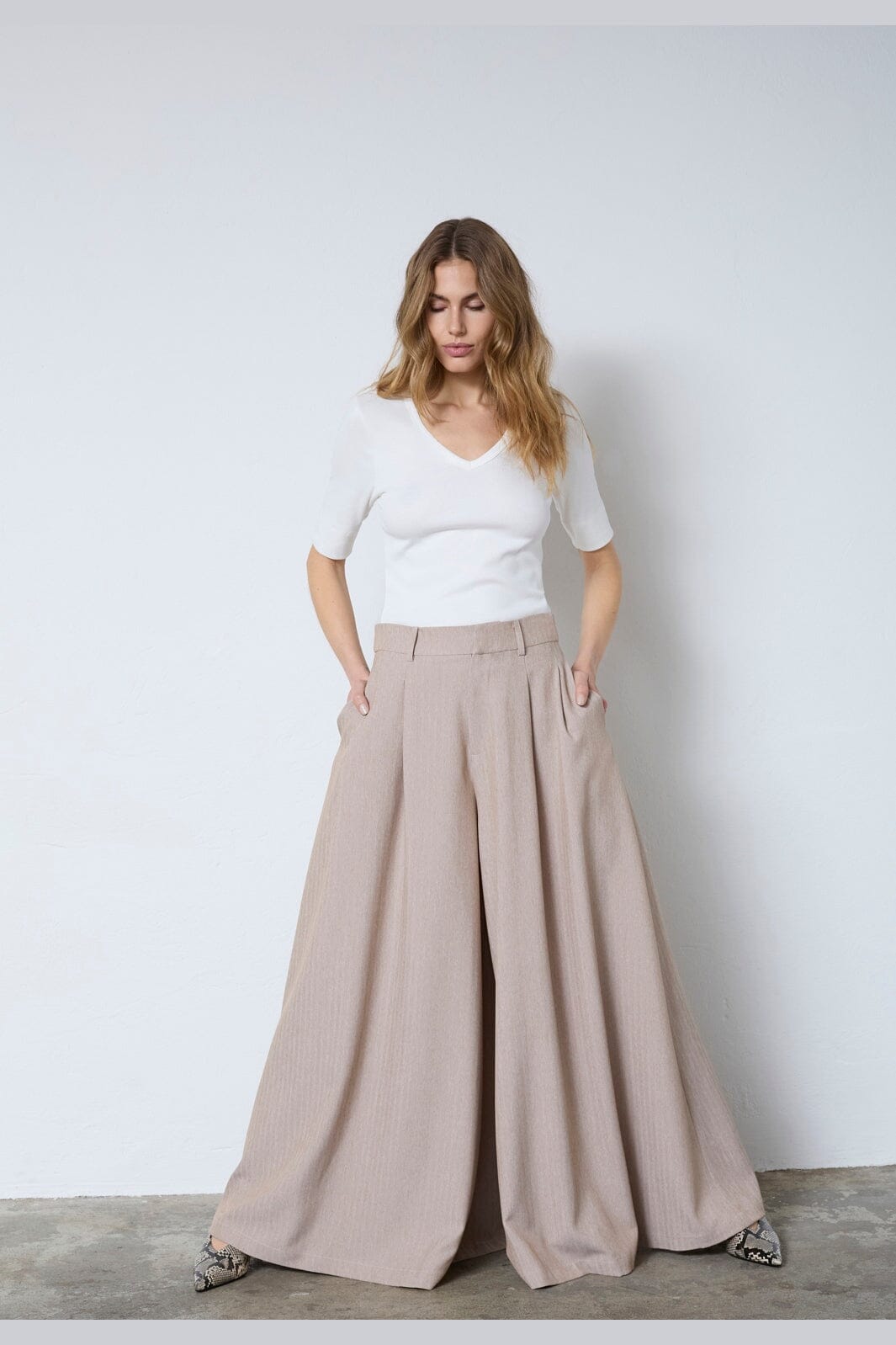 Co´Couture - Marlocc Pant 41211 - 18 - Sand