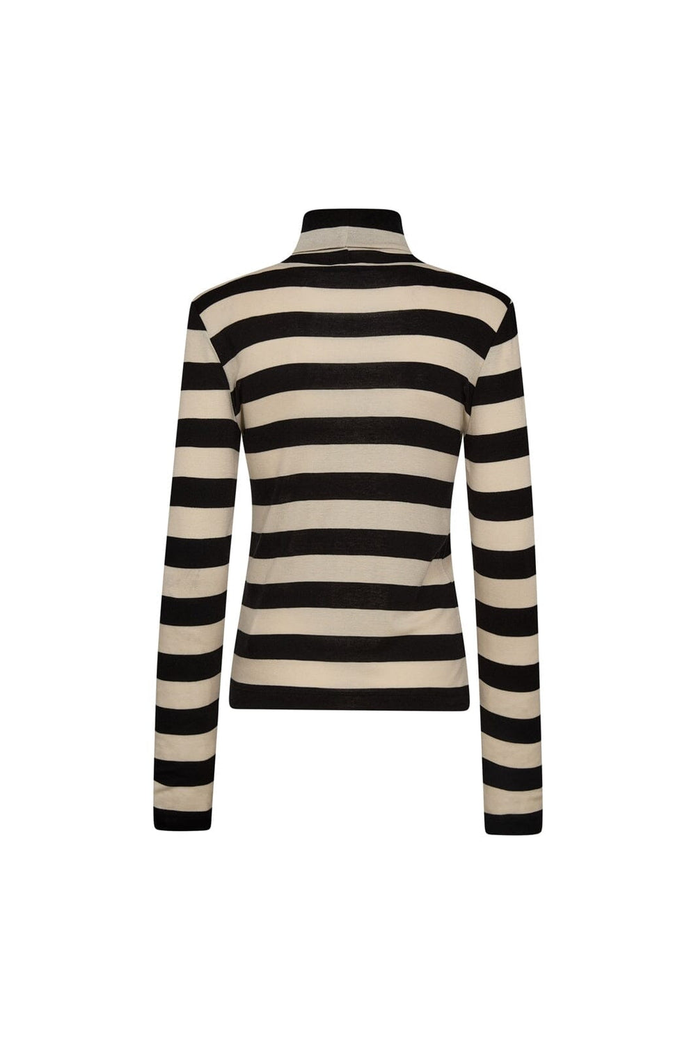 Co´Couture - Masoncc Stripe Rollneck Blouse 33194 - 19996 - Boneblack