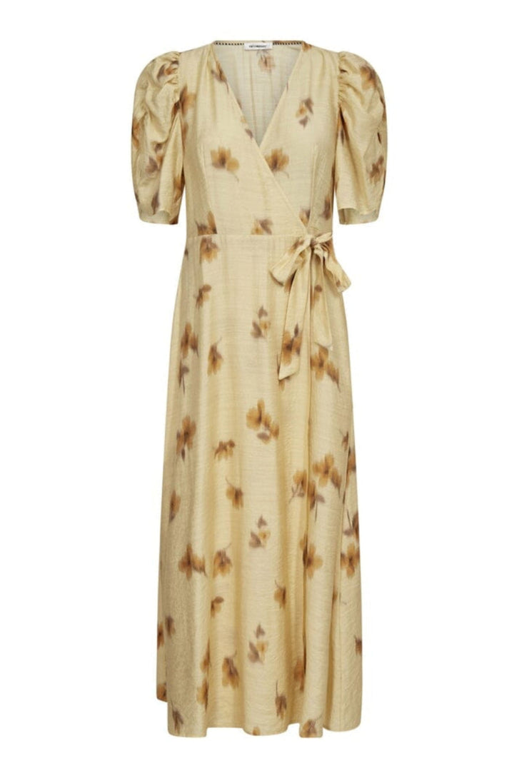 Co´Couture - Mylacc Flower Wrap Dress 46043 - 171 - Paleyellow