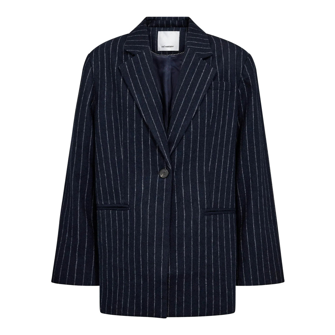 Co´Couture - Naidacc Pin Power Blazer 500133 - 40007 - Navy Blazere 