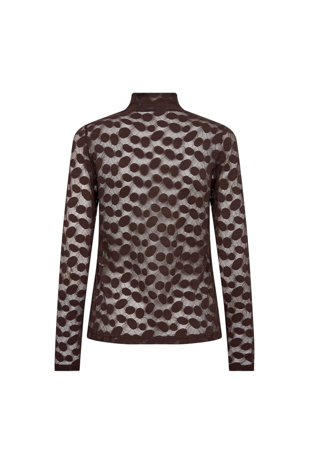 Co´Couture - Penolacc Turtleneck Blouse 500267 - 20002 - Brown