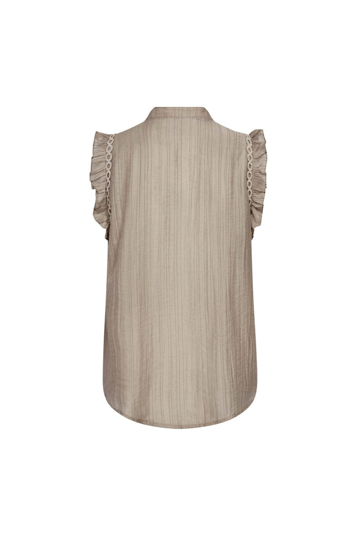 Co´Couture - Reggiecc Frill Top 45120 - 2006 - Taupe