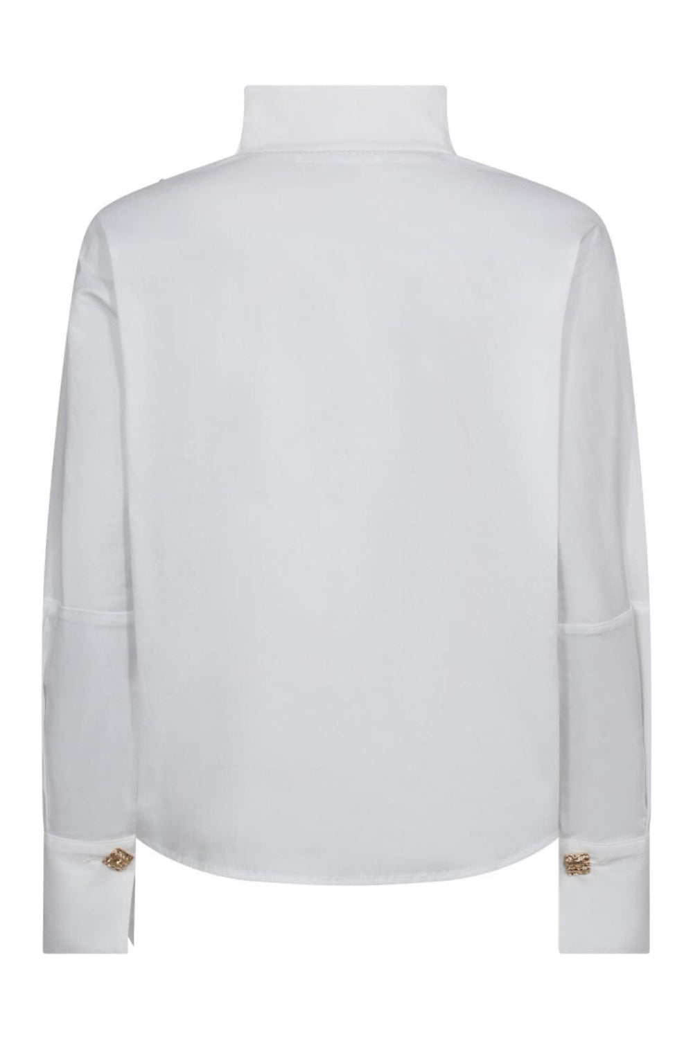 Co´Couture - Sannacc Asym Button Blouse 35946 - 4000 - White