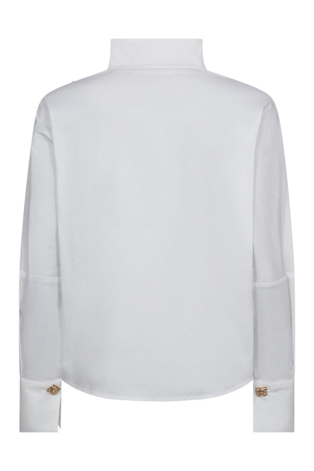 Co´Couture - Sannacc Asym Button Blouse 35946 - 4000 - White